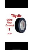 Coroplast (alman) Tüysüz Bez Bant Yanmaz Kumaş Kablo Sarma Bantı 19mm 15mt - 2