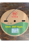 Makaron Isı Ile Daralan Kablo 3metre Korumawoer Daralan Boru Isıyla Daralan 5mm 3mt Fiyatı - 1