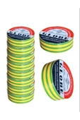Globe 10'lu Sarı-yeşil Izole Elektrik Bandı - 1