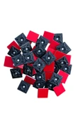 Atx 50 Adet Yapışkanlı Kroşe Siyah 19x19 - 2