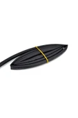 Adam 1 Metre 6,4mm Siyah Isı İle Daralan Makaron Kablo Izolasyon - 1