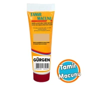 Tamir Macunu Ahşap Parke Gürgen Mobilya Dolgu Çatlak Çizik Giderici 200 Gr Kullanıma Hazır Macun - 1