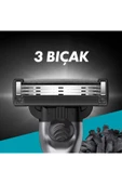 Gillette Mach 3 Charcoal Yedek Tıraş Bıçağı 4'lü - 5