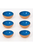 toprak sırlı 10cm kase 6 lı takım - 1