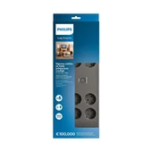 PHILIPS 8-li SPN3180A/62 900 Joules Akım Koruma Prizi GRİ - 3