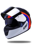 LS2 Stream Evo Loop II Mat Gri-Mavi Kask M Beden - 1
