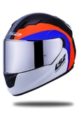 LS2 Stream Evo Loop II Mat Gri-Mavi Kask M Beden - 2
