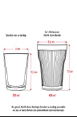 Akrilik Beyaz Tekli Uzun Bardak & Su Meşrubat Bardağı 400 ml ( Cam Değildir ) - 4