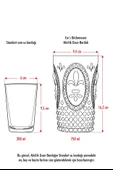 Akrilik Mürdüm Tekli Uzun Bardak & Su Meşrubat Bardağı 750 ml ( Büyük Boy & Cam Değildir ) - 4
