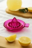 Akrilik Pembe Limon Sıkacağı Pratik Limon Sıkacağı - 2