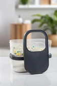 2'Li 5 LT Multibox Kayar Kapaklı Saklama Kabı & Erzak Kabı & Toz Ve Tablet Deterjan Kutusu ( ETİKET HEDİYELİ ) - 4