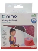 Nimo Kinesiyoloji Bandı (Ağrı Bandı) 5cm*5m Kırmızı - 1