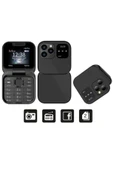 shop Flip Model Kapaklı Tuşlu Telefon Farklı Ses Modu Çift Sim Kartlı - 2
