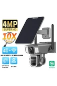 Urfakent 3 Lensli 4g Wifi Solar 2k Kamera-ikisi Bir Arada Üretim 10x Hibrit Zoom - 1