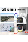 Urfakent İcsee 8 MP Çift Kameralı 42X Optik Zoom Metal Kasalı PTZ Wifi Kamera(Hafıza Kartı Dahildir) - 5
