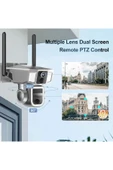Urfakent 3 Lensli 4g Wifi Solar 2k Kamera-ikisi Bir Arada Üretim 10x Hibrit Zoom - 7