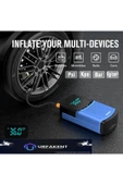 Urfakent Araç Akü Takviyesi + Araç Lastik Şişirmesi + Elektronik Cihaz Şarj Sistemi+Aydınlatma 4 dü 1 Arada - 4