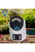Urfakent Çift Kameralı Dome Wifi Kamera Kapı Girişi Iç Ortam Ve Asansör Kamerası - 7