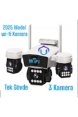 Urfakent 3 Kameralı Ptz Wi̇fi Kamera 2025 Yeni Ürün(hafıza Kartı Dahildir) thumbnail 2