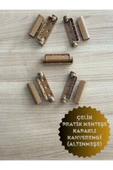 ÖZFIRAT PVC YAPI Pvc Pimapen Kapı Pencere Pratik Çelik Menteşe 80mm Kahve/altınmeşe (5 ADET) Vidalar Dahil - 3