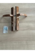 EVA PLAST Pvc Pimapen Plastik Kapı Kolu (ODA) Kahverengi(ALTINMEŞE) 2 Adet - 3