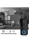 Urfakent Tuya Smart Akıllı Kameralı Kapı Zili 1080p Görüntü Geniş Açı - 2