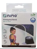 Nimo Kinesiyoloji Bandı (Ağrı Bandı) 5cm*5m Siyah - 1