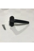 EVA PLAST Pencere Kolu PVC Silver Model / Plastik Siyah 5 Adet - 5