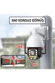 Urfakent 8MP 4K 30x Optik Zoomlu 4G Sim Kartlı Kamera 360 Sonsuz Dönüş Elektrikle Çalışır+Kar Dahildir thumbnail 3