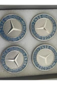 Mercedes Benz Mercedes-benz Pilsiz Mavi Ledli Jant Kapağı (2Lİ) Hediyelidir - 3