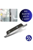ÖZFIRAT PVC YAPI Pvc Pimapen Wc(TUVALET)/banyo Kapı Kilit 35 Mm/16 Lama / 1 Adet - 1