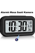 Urfakent Alarmlı Dijital Masa Saati Video Kamera(Hafıza Kartı Dahildir) thumbnail 1