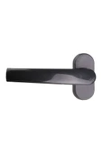 EVA PLAST Pencere Kolu PVC Silver Model / Plastik Siyah 5 Adet - 4
