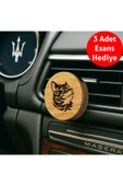 Frager Ahşap Araba Kokusu Oto Koku Kedi Model Yüksekfrekans Amber Japon Kiraz Hediye Esans M015 thumbnail 1
