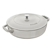 Staub 405014860 Döküm Tencere 28 cm Trüf Beyazı - 1