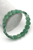 Green Kuvars Doğal Taş Bileklik 10 x 14 mm Özel Kesim thumbnail 1