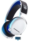SteelSeries Arctis 7P+ PS5 Wireless Gaming Kulaklık-Kayıpsız 2,4GHz - PS 3D Audio Destekler - Beyaz - 1