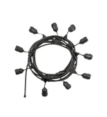 CATA CT-7069 IP65 Su Geçirmez Dış Mekan Sarmaşık Lamba 5 Metre 5 Duylu E27 Bahçe ve Teras Aydınlatma Kablosu thumbnail 2