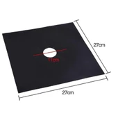 Ocak Koruyucu Folyo Yanmaz Yapışmaz 4'lü Set Siyah Renk - 2