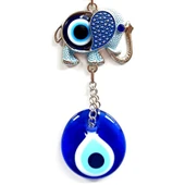 Cam Nazar Boncuklu Filli Mini Duvar Süsü - 2