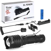 Tg-10 Şarjlı Profesyonel Av Feneri  Wt-620 - 1