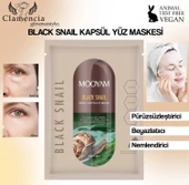 MOOYAM Capsule Mask Black Snail Kağıt Yüz Maskesi - 1