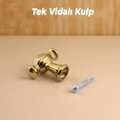 Kesir Gold Altın Metal Kulp Düğme Mobilya Çekmece Mutfak Dolabı Dolap Modern Kapak Kulpları - 3