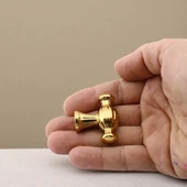 Kesir Gold Altın Metal Kulp Düğme Mobilya Çekmece Mutfak Dolabı Dolap Modern Kapak Kulpları - 7
