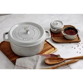 Staub 405014130 Döküm Tencere 26 cm Trüf Beyaz - 6
