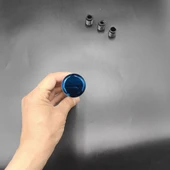 Yanıklı Momo Mavi Renk Vites Topuzu 13cm Metal Gövde Premium Ürün - 4