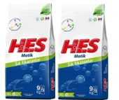 Hes 10 kg Matik Sık Yıkananlar Çamaşır Deterjanı 2'li avantajlı set - 1