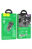 Hoco Z53A PD 30W Type-C ve USB Çıkışlı Araç Şarjı - 6