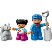 ® DUPLO® Buharlı Tren 10874 - 2 Yaş ve Üzeri Çocuklar için İstasyon ve Kömür Vagonu İçeren Eğitici Oyuncak Yapım Seti (59 Parça) - 6