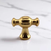 Kesir Gold Altın Metal Kulp Düğme Mobilya Çekmece Mutfak Dolabı Dolap Modern Kapak Kulpları - 5